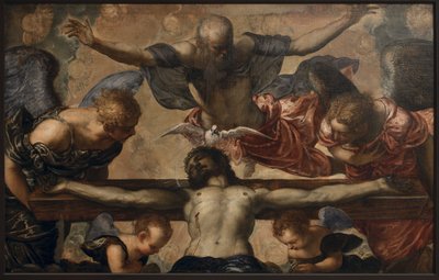 De Drie-eenheid door Jacopo Robusti Tintoretto