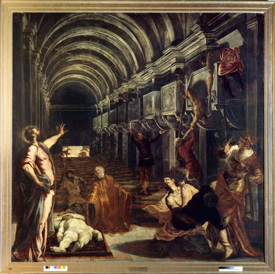 De ontdekking van het lichaam van Sint Marcus door Jacopo Robusti Tintoretto