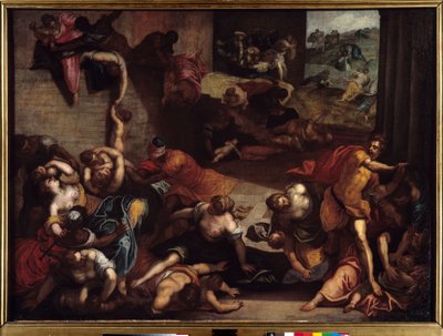 De kindermoord door Jacopo Robusti Tintoretto