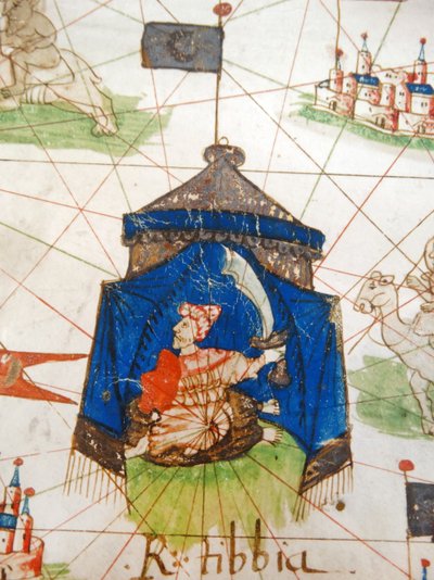 Renaissance kaart van Europa, Jacopo Russo (naar) 1528 door Jacopo Russo