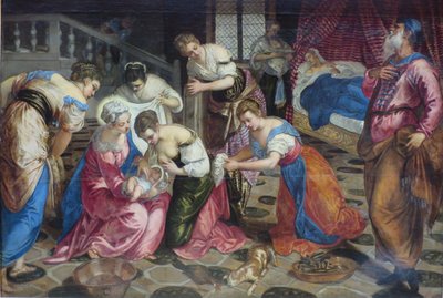 Geboorte van Johannes de Doper door Jacopo Tintoretto