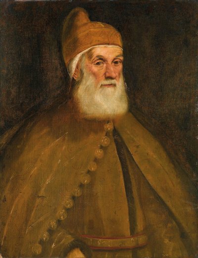 Portret van Doge Girolamo Priuli, 1550 door Jacopo Tintoretto