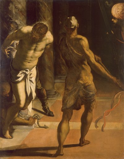 De geseling van Christus, 1570s door Jacopo Tintoretto