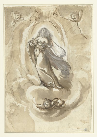 Allegorie op de Onbevlekte Ontvangenis door Jacopo da Empoli