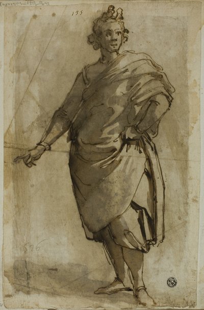 Staande mannelijke figuur door Jacopo da Empoli