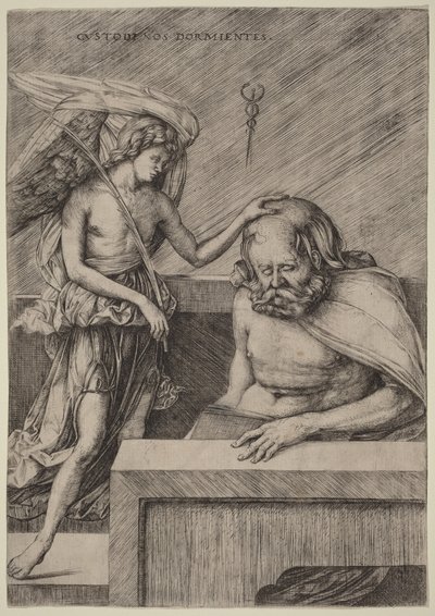 Bescherm ons terwijl we slapen (De beschermengel) door Jacopo de