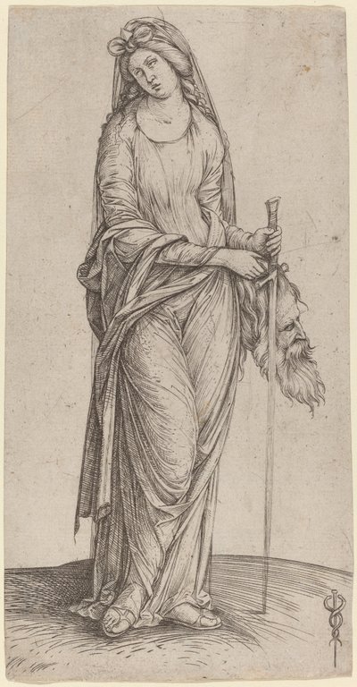 Judith met het Hoofd van Holofernes door Jacopo de