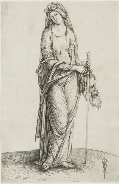 Judith met het hoofd van Holofernes door Jacopo de