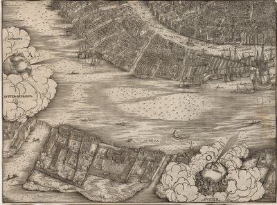 Uitzicht op Venetië door Jacopo de