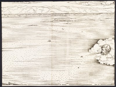 Uitzicht op Venetië [rechterbovenblok], 1500 door Jacopo de Barbari