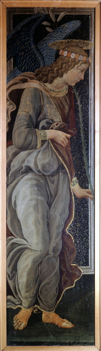 Predella van de Aankondiging die de Engel voorstelt door Jacopo del Sellaio