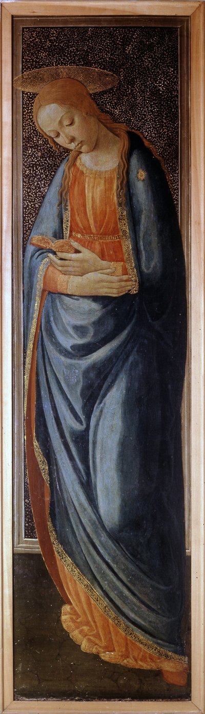 Predella van de Aankondiging die de Maagd voorstelt door Jacopo del Sellaio