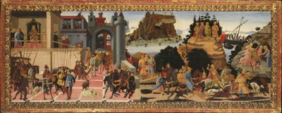 Scènes uit het Verhaal van de Argonauten door Jacopo del Sellaio