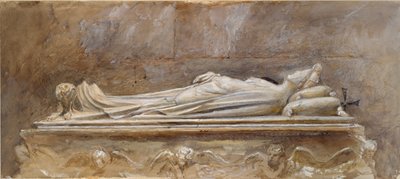 Het Graf van Ilaria del Caretto in de Duomo, Lucca door Jacopo della Quercia