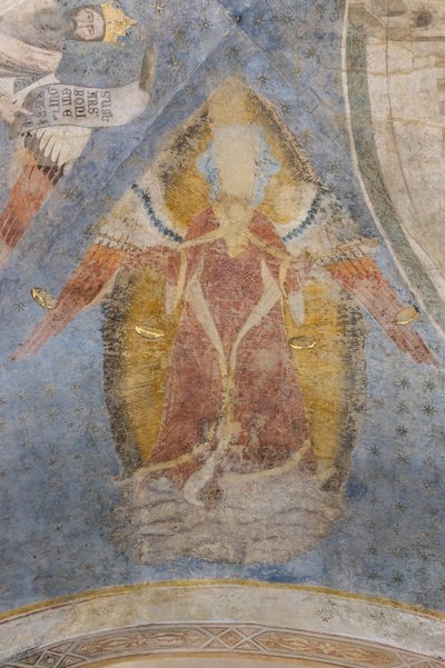 Allegorie van Gerechtigheid (detail) door Jacopo di Cione