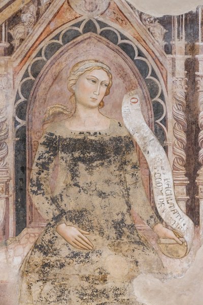 Allegorie van de Retorica (fresco) door Jacopo di Cione