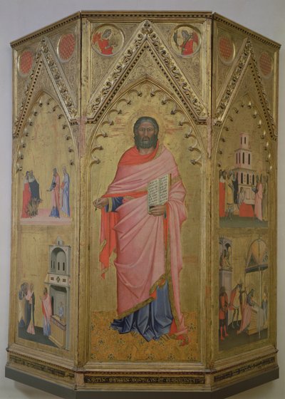 Sint Mattheüs en scènes uit zijn leven door Jacopo di Cione