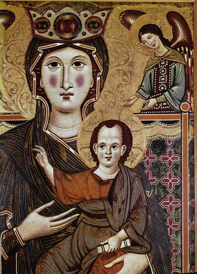 Maagd en kind met een engel door Jacopo di Meliore