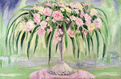 Rozen in een Art Nouveau Vaas door Jacqueline Marval