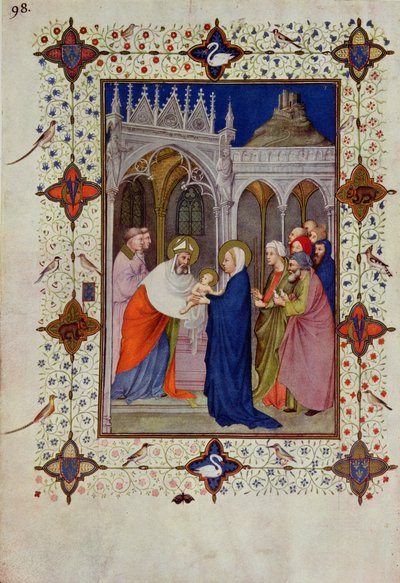 Uren van Notre Dame: None, De Presentatie in de Tempel, uit de 