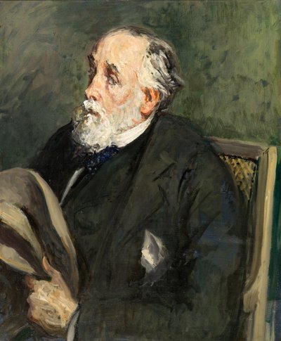Portret van Degas, circa 1903 door Jacques Emile Blanche