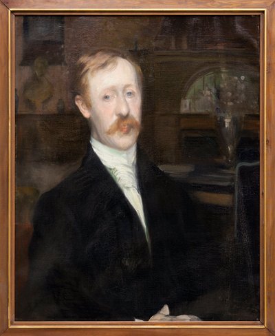 Portret van Georges Moore door Jacques Emile Blanche