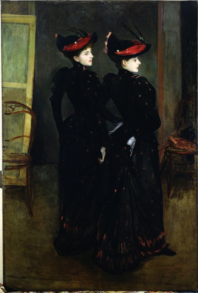 De Savile-Clark Meisjes door Jacques Emile Blanche