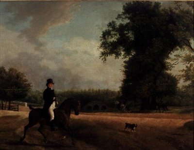 George Luving te paard door Jacques Laurent Agasse