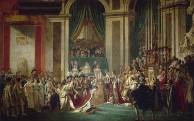 De Kroning van de Keizer en de Keizerin, 2 december 1804 door Jacques Louis David