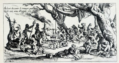 Van de gravure van J. Callot door Jacques (after) Callot