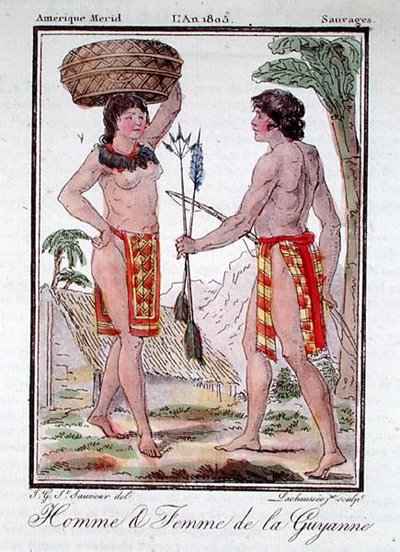 Indianen uit Frans Guyana, uit 