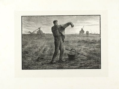 Avond door Jacques Adrien Lavieille