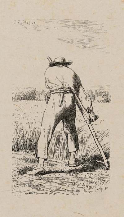 Maaier door Jacques Adrien Lavieille