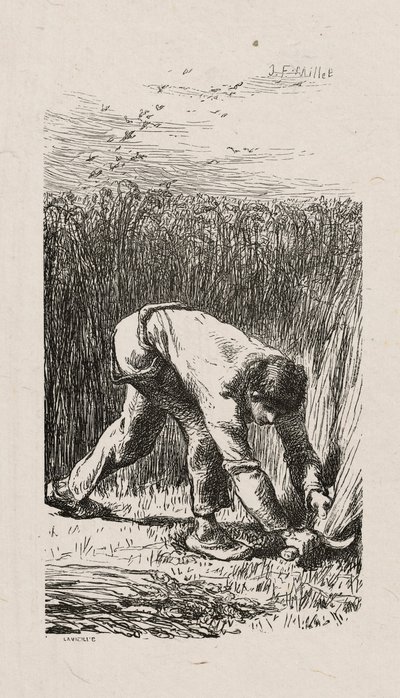 Maaier door Jacques Adrien Lavieille