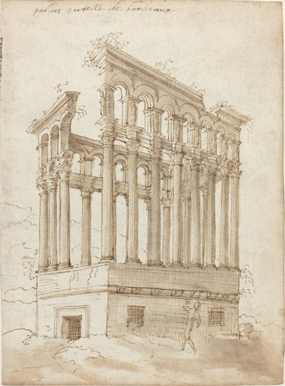Het "Palais Tutelle" nabij Bordeaux door Jacques Androuet Ducerceau I