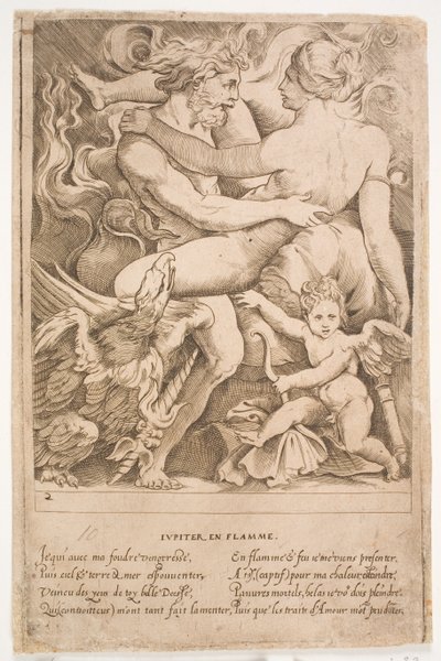 De brandende Jupiter door Jacques Androuet Ducerceau d.Æ.