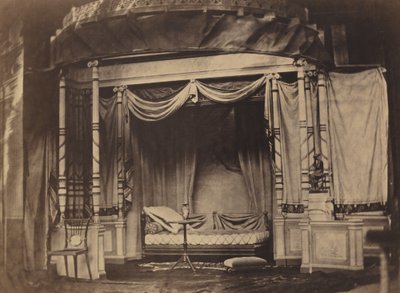 Slaapkamerdisplay op de Parijse Wereldtentoonstelling van 1855, 1855 door Jacques Antoine Moulin