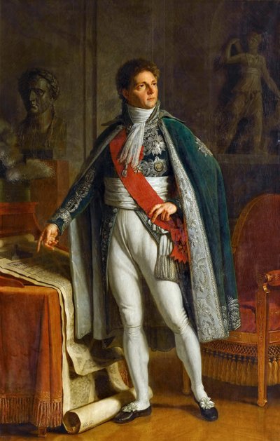 Louis Alexandre Berthier, Prins de Wagram, Hertog van Valangin, Prins van Neuchâtel door Jacques Augustin Catherine Pajou