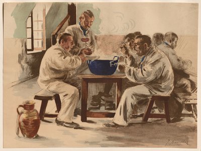 De soep aan de kamer door Jacques Baseilhac
