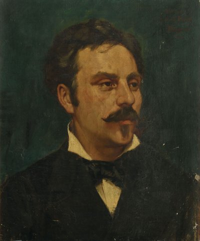 Portret van de componist Gabriel Fauré 1845-1924, 1878 door Jacques Baugnies