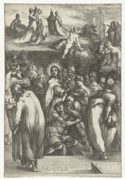 Opwekking van Lazarus door Jacques Bellange
