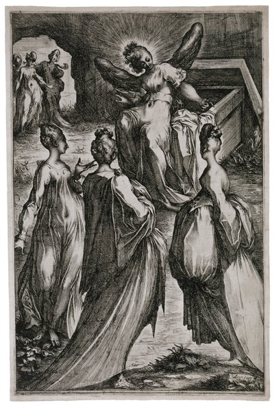 De Heilige Vrouwen bij het Graf door Jacques Bellange