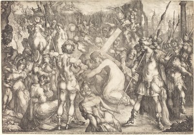 De weg naar Calvarie door Jacques Bellange