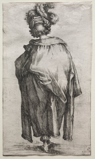 De drie wijzen: Melchior, c. 1615 door Jacques Bellange