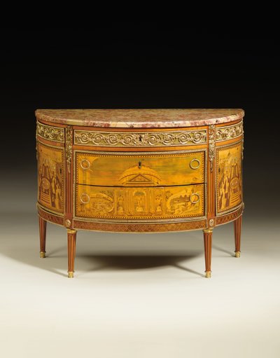 Louis XVI Commode, c.1770-75 door Jacques Birckle