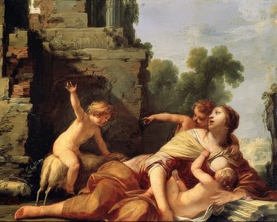 Allegorie van de barmhartigheid door Jacques Blanchard