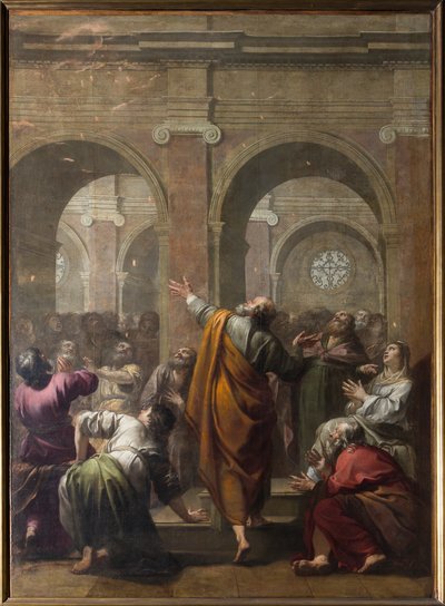 De Neerdaling van de Heilige Geest door Jacques Blanchard
