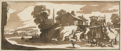 Een Boerderij door Jacques Callot