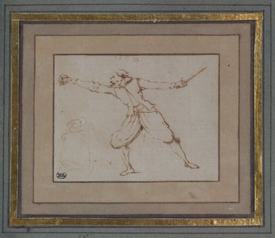 Een schermer door Jacques Callot