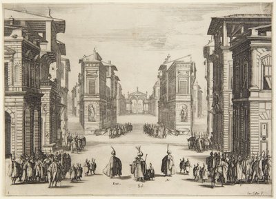 Akte 1, uit de serie Soliman door Jacques Callot